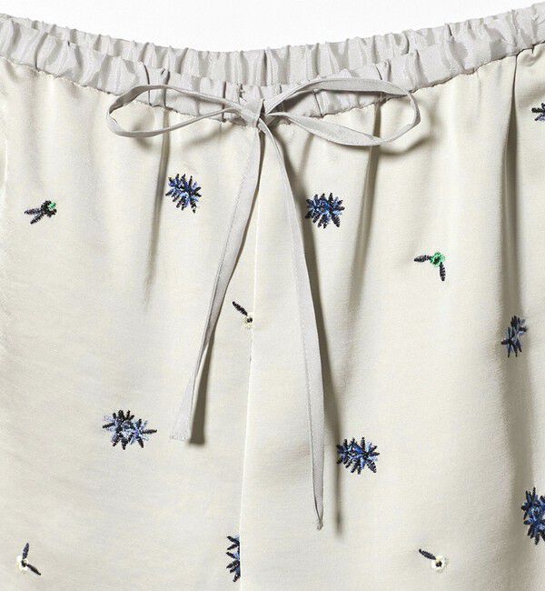 BEAUTY&YOUTH UNITED ARROWS「フラワー エンブロイダリー ドローストリング パンツ ウォッシャブル」|その他|