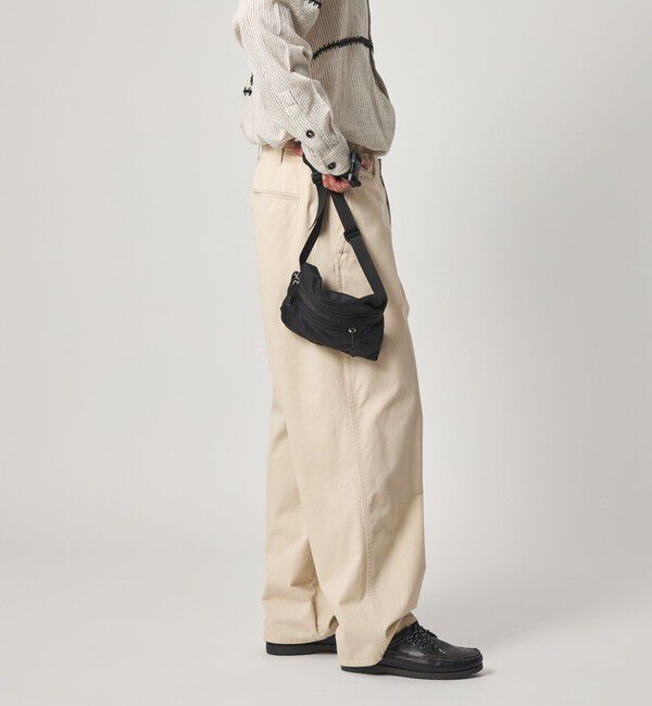 STEVEN ALAN「＜Steven Alan＞ ハイツイスト ツイル アーミー ノープリーツ トラウザーズ」|チノ|