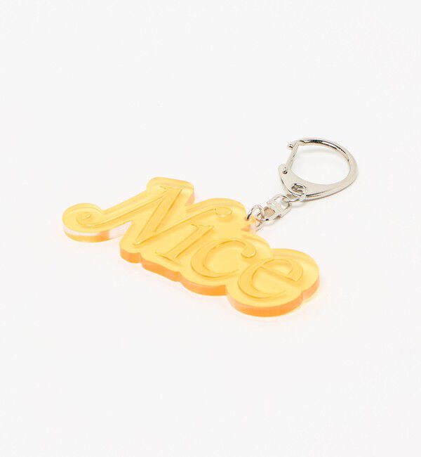 NICE WEATHER「＜NICE WEATHER＞クリア キーホルダー/NICE」|チャーム・キーホルダー|