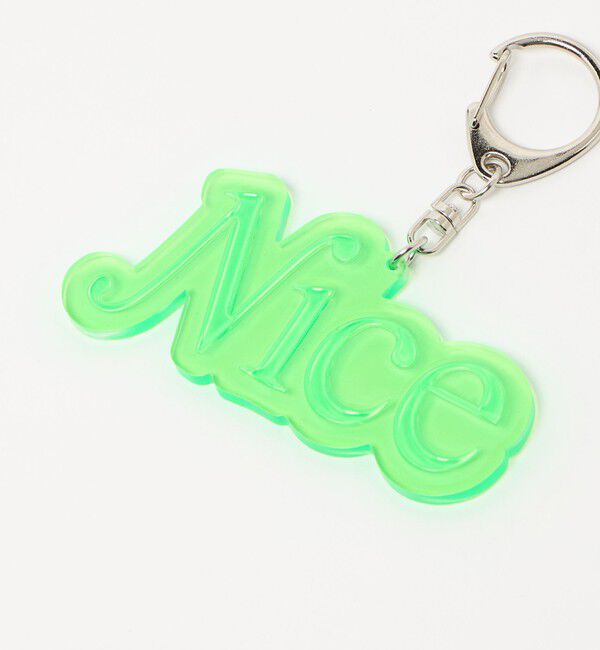 NICE WEATHER「＜NICE WEATHER＞クリア キーホルダー/NICE」|チャーム・キーホルダー|