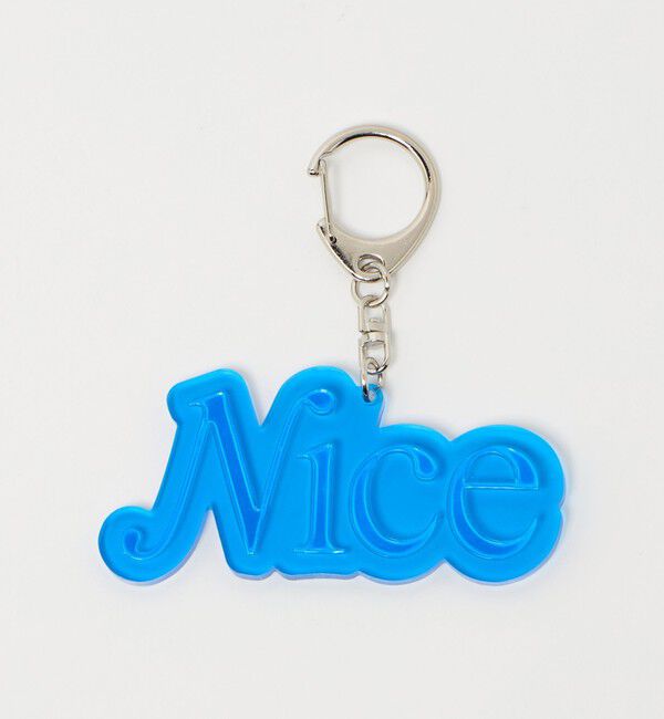 NICE WEATHER「＜NICE WEATHER＞クリア キーホルダー/NICE」|チャーム・キーホルダー|COBALT