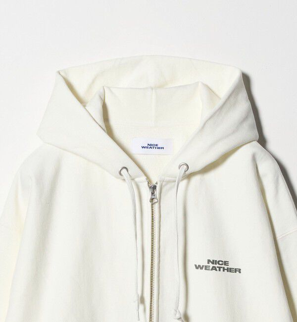 NICE WEATHER「＜NICE WEATHER＞ロゴスウェット ジップパーカ 2」|パーカー|
