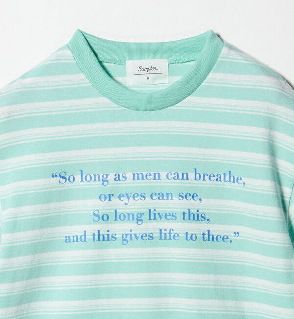 BEAUTY&YOUTH UNITED ARROWS「【別注】＜Samplee＞ボーダー ショートスリーブTシャツ」|Tシャツ・カットソー|