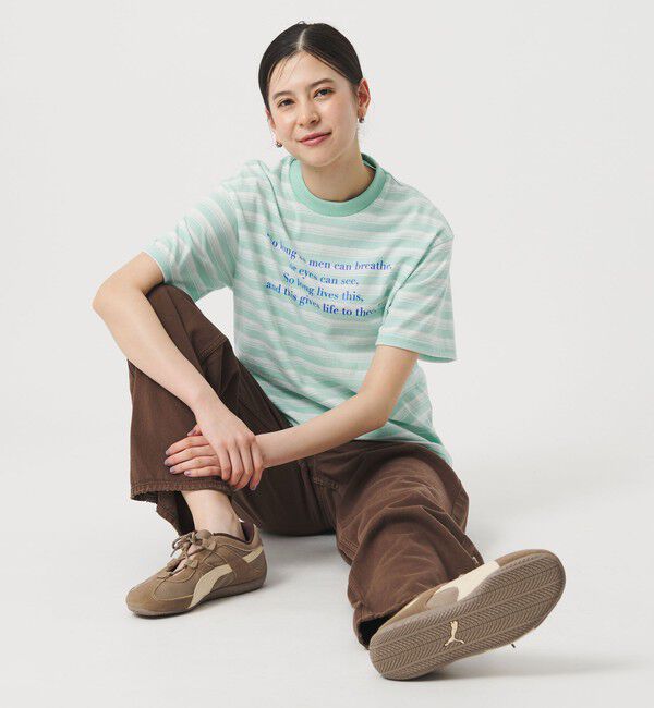 BEAUTY&YOUTH UNITED ARROWS「【別注】＜Samplee＞ボーダー ショートスリーブTシャツ」|Tシャツ・カットソー|