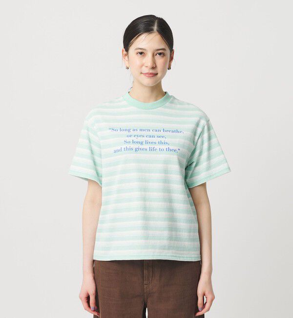 BEAUTY&YOUTH UNITED ARROWS「【別注】＜Samplee＞ボーダー ショートスリーブTシャツ」|Tシャツ・カットソー|
