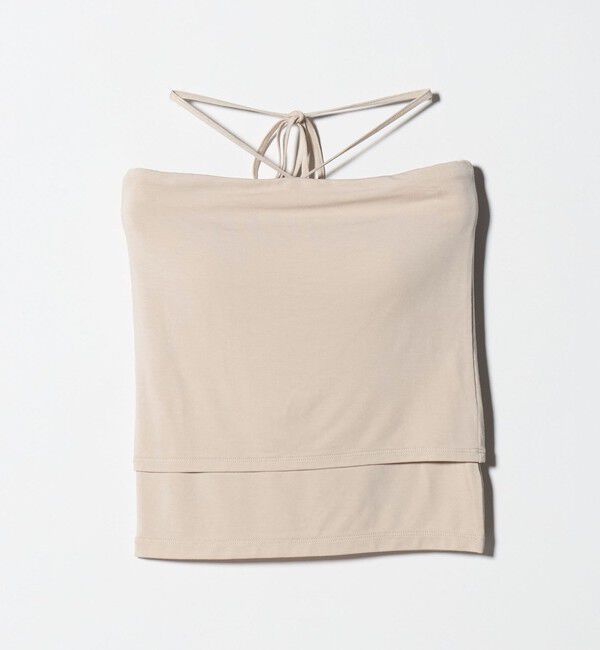 ATTISESSION「＜ATTISESSION＞ネックストラップ チューブトップ」|チューブトップ|