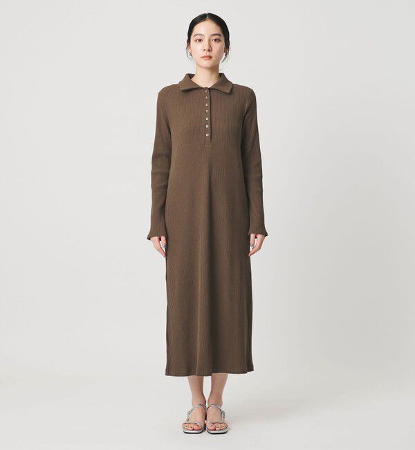 BEAUTY&YOUTH UNITED ARROWS「【WEB限定】ポロカラー リブワンピース」|ワンピース|