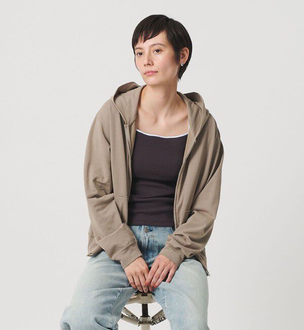 BEAUTY&YOUTH UNITED ARROWS「コットン UVカット ジップパーカー」|パーカー|