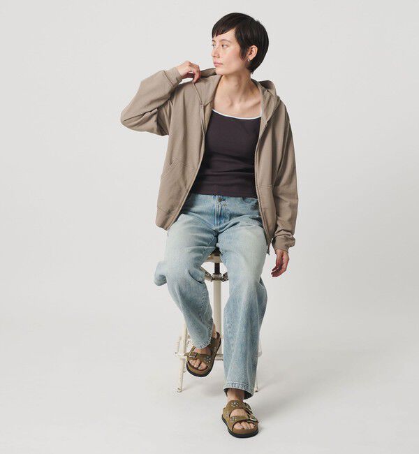 BEAUTY&YOUTH UNITED ARROWS「コットン UVカット ジップパーカー」|パーカー|