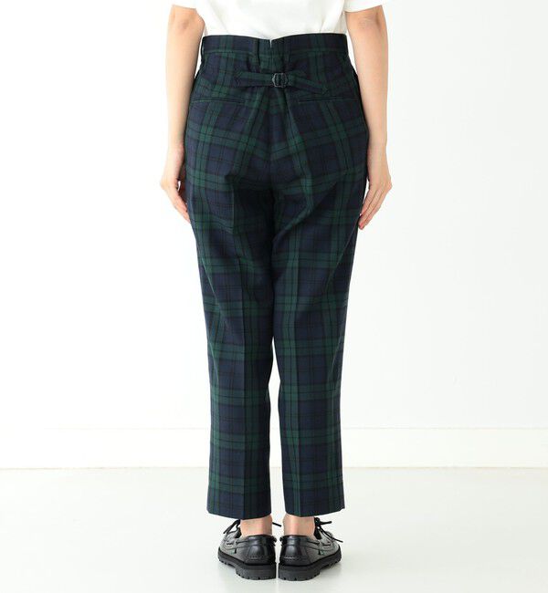 BEAMSBOY「BEAMS BOY / ポリエステル ウール シンチ バック スラックス」|スラックス|