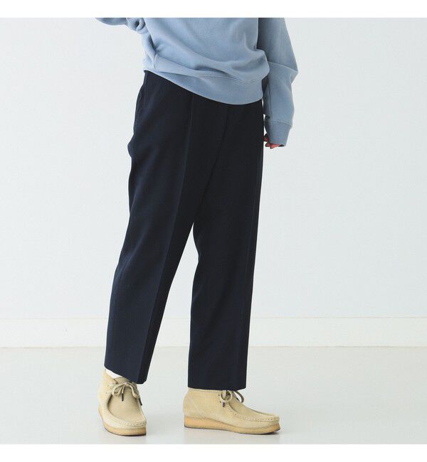 BEAMSBOY「BEAMS BOY / ポリエステル ウール シンチ バック スラックス」|スラックス|