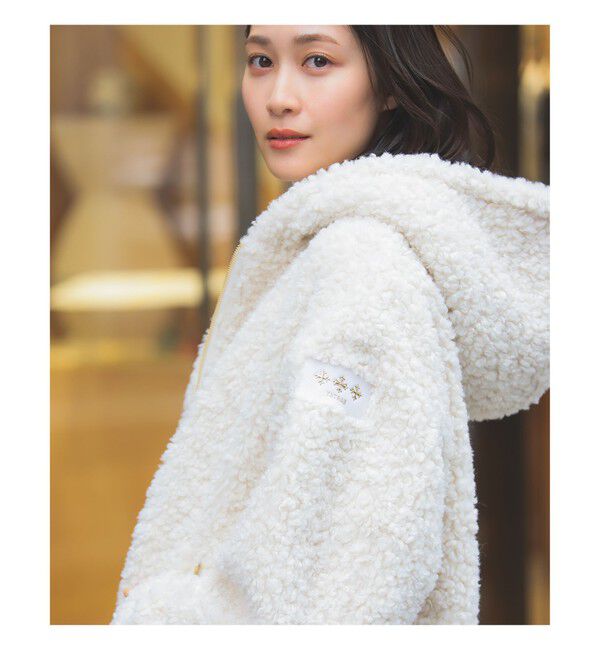 Demi-Luxe BEAMS 「【WEB限定】TATRAS / IPAMA ボア フードジャケット」|ブルゾン・スタジャン|