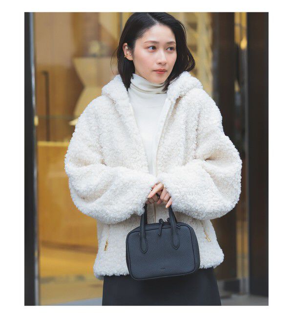 Demi-Luxe BEAMS 「【WEB限定】TATRAS / IPAMA ボア フードジャケット」|ブルゾン・スタジャン|