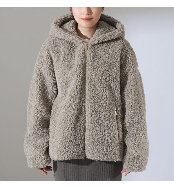 Demi-Luxe BEAMS 「【WEB限定】TATRAS / IPAMA ボア フードジャケット」|ブルゾン・スタジャン|