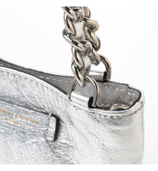 Demi-Luxe BEAMS 「GIANNI CHIARINI / CAMILLA メタリック レザートートバッグ」|トートバッグ|