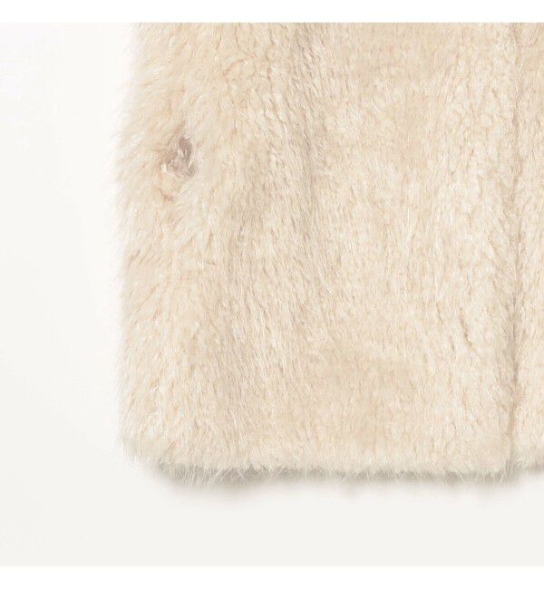 Demi-Luxe BEAMS 「ウェイビー フェイクファー ジレ」|ダウン|