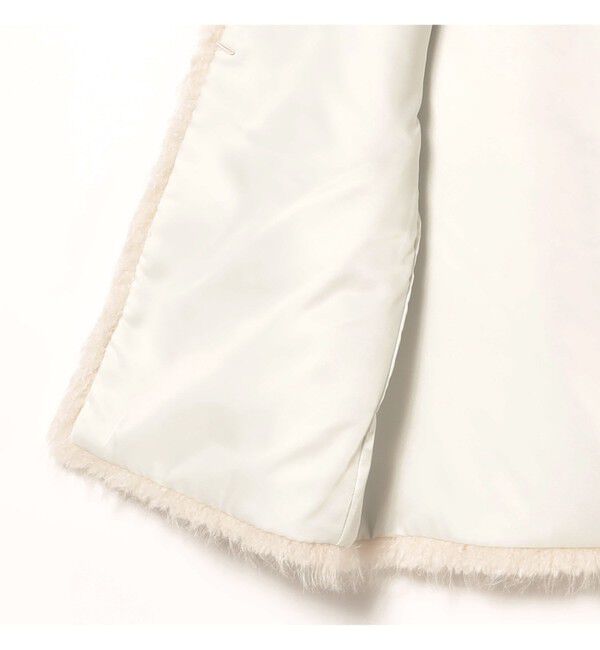 Demi-Luxe BEAMS 「ウェイビー フェイクファー ジレ」|ダウン|