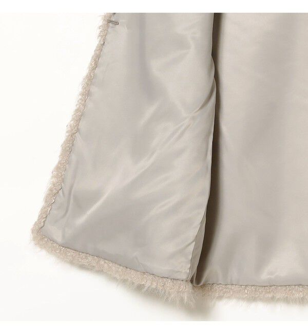 Demi-Luxe BEAMS 「ウェイビー フェイクファー ジレ」|ダウン|