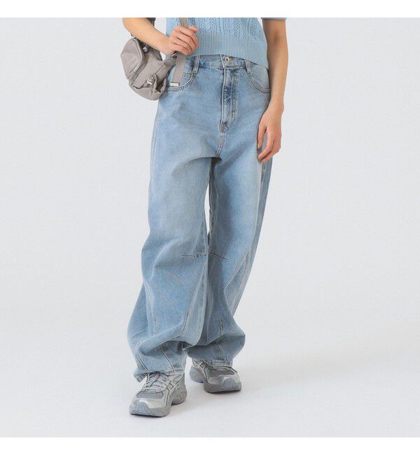 Ray BEAMS 「デニム バレル パンツ」|デニム|