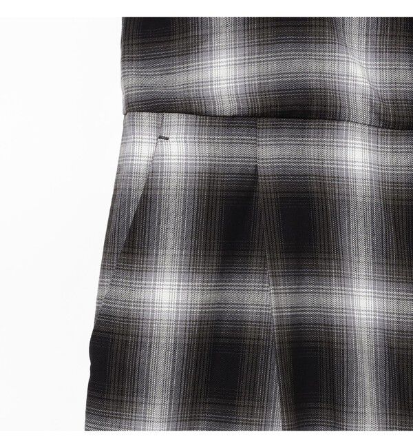 Ray BEAMS 「チェック キャミソール サロペット」|オールインワン|