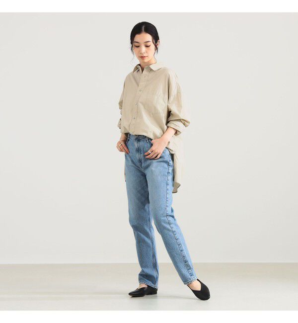 Demi-Luxe BEAMS 「TICCA / コットン スクエア ビッグシャツ」|シャツ・ブラウス|