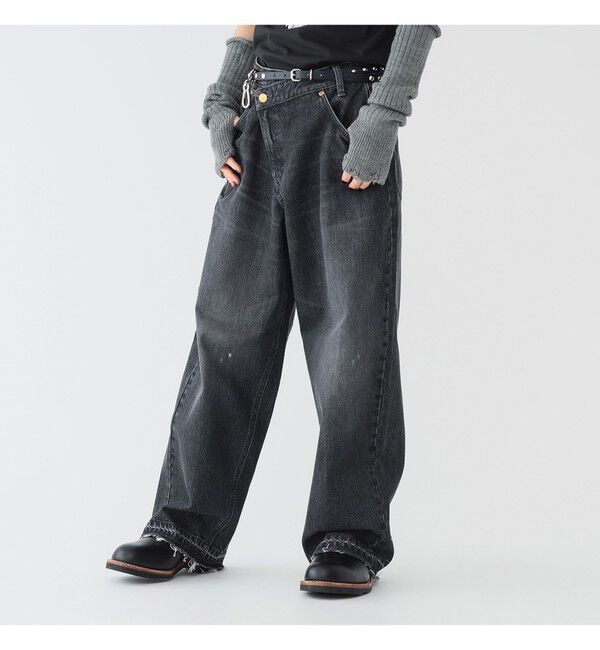 BEAMSBOY「【別注】Lee &times; maturely / デニム アシメ パンツ」|チノ|