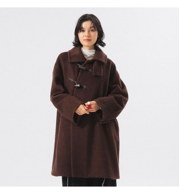 BEAMSBOY「maturely / シャギー ヘリンボーン ダッフルコート」|ダッフルコート|