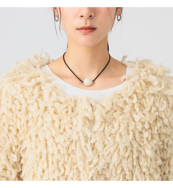 Ray BEAMS 「ミックス ループ編み ニット ジャケット」|ニット・セーター|