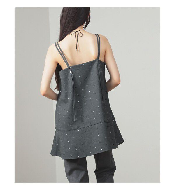 Ray BEAMS 「ドットプリント ミニ キャミワンピース」|ワンピース|