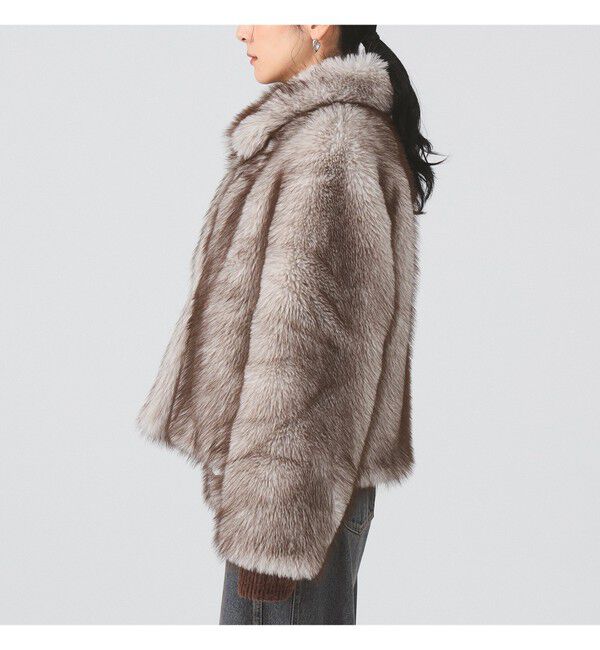 Ray BEAMS 「フェイクファー ショート ブルゾン」|ブルゾン・スタジャン|