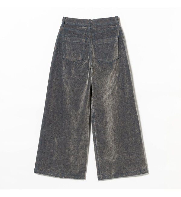 Ray BEAMS 「フロッキー デニム ワイド パンツ」|デニム|