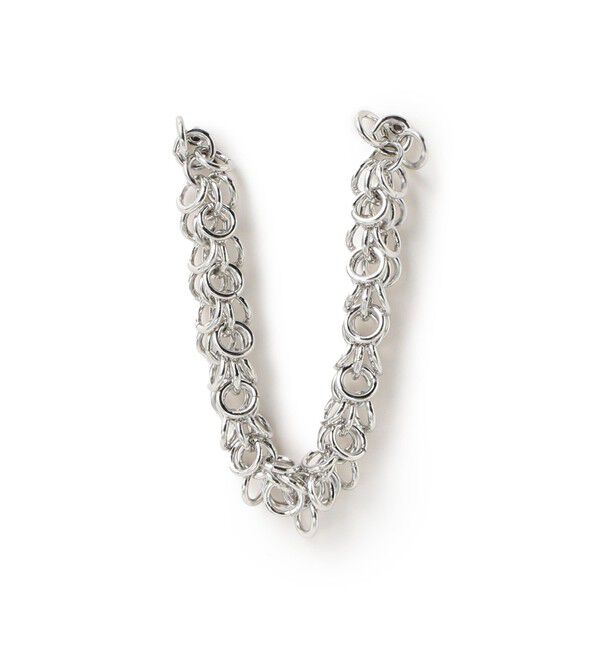 Ray BEAMS 「RBS / コネクト チェーン シングル ピアス」|ピアス|SILVER