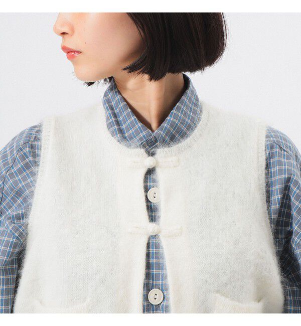 BEAMSBOY「チャイナ ボタン ベスト」|ベスト・ジレ|