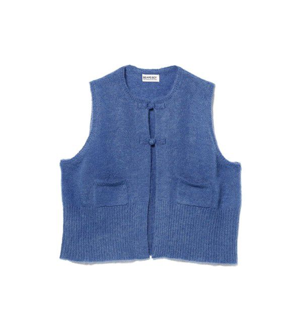 BEAMSBOY「チャイナ ボタン ベスト」|ベスト・ジレ|