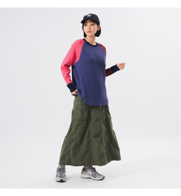 BEAMSBOY「コットン タイプライター ミリタリー スカート」|スカート|