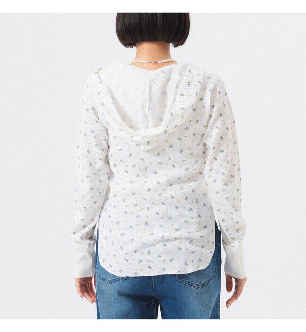 BEAMSBOY「フラワー サーマル パーカー」|Tシャツ・カットソー|