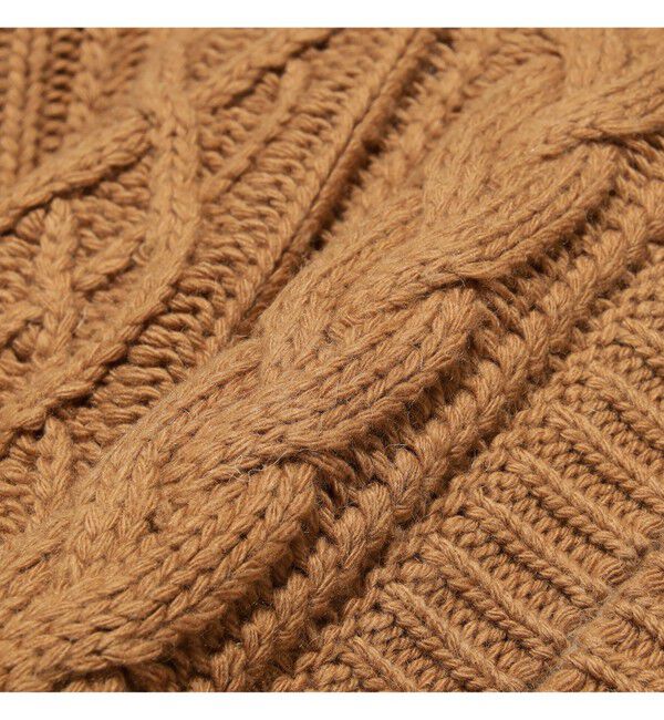 BEAMSBOY「3ゲージ 2トーン アラン カーディガン」|ニット・セーター|