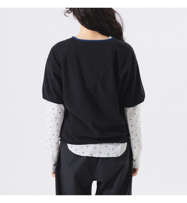 BEAMSBOY「フリース ハーフジップ ショートスリーブ」|ベスト・ジレ|