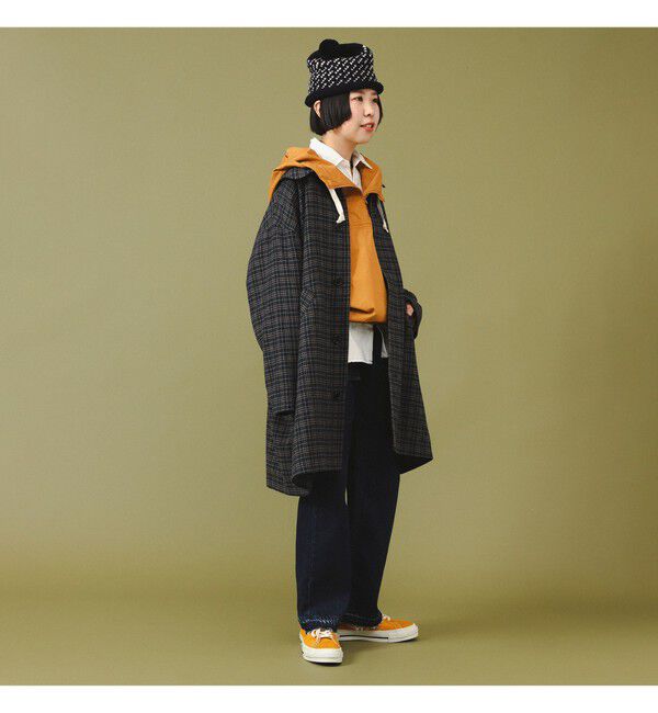 BEAMSBOY「ガンクラブ チェック コート」|ダッフルコート|