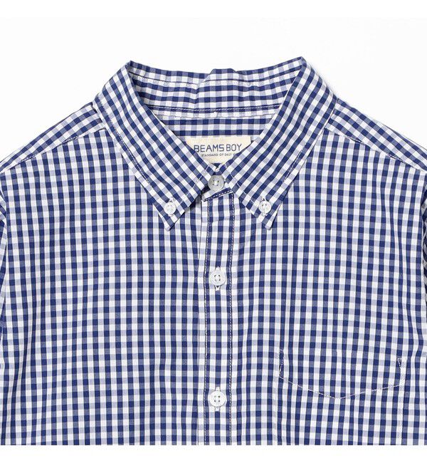 BEAMSBOY「100/2 ギンガムチェック ボタンダウン シャツ」|シャツ・ブラウス|