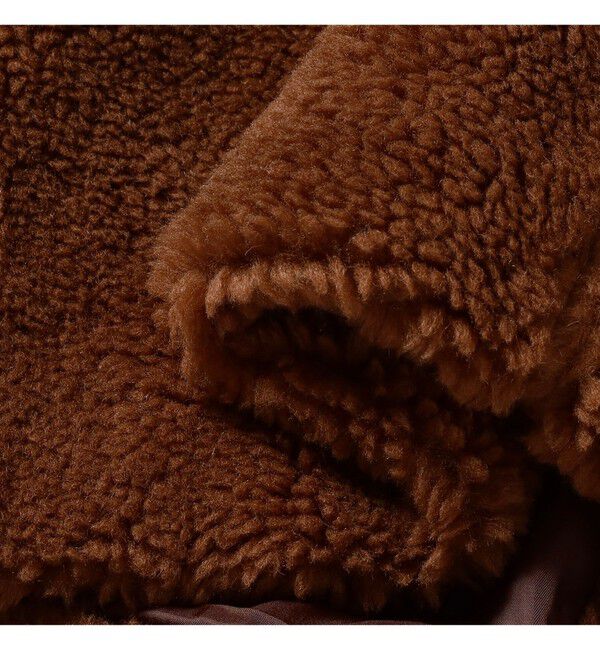 Ray BEAMS 「ボア ビッグ ポケット ハーフ コート」|ダッフルコート|