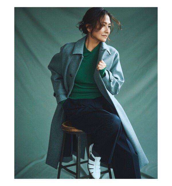 Demi-Luxe BEAMS 「AK+1 / ボンディング コート」|ダッフルコート|GREY