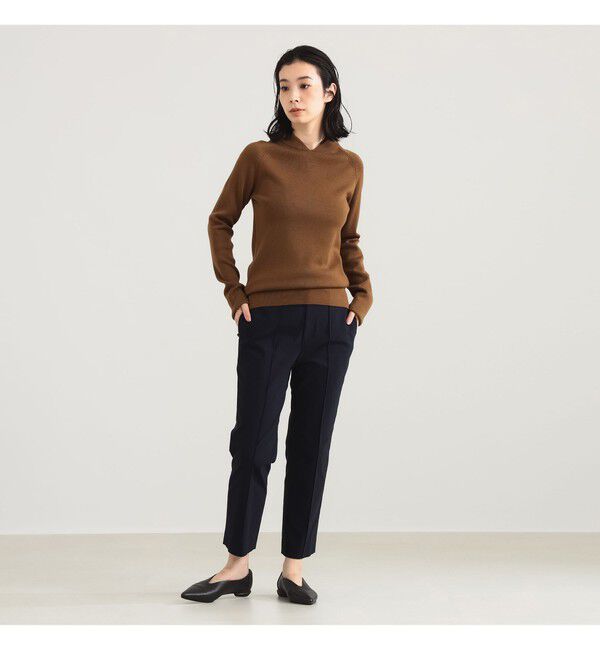 Demi-Luxe BEAMS 「AK+1 / MA-1 リブカラー プルオーバー」|ニット・セーター|