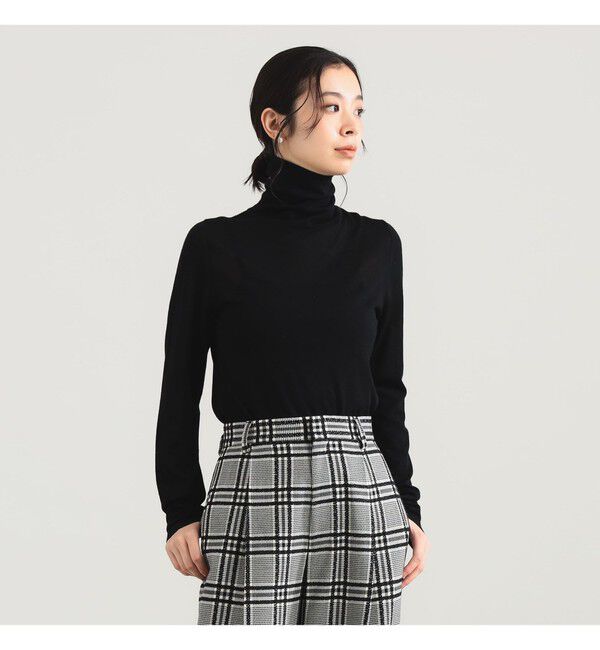 Demi-Luxe BEAMS 「AK+1 / 18ゲージ ハイネック プルオーバー」|ニット・セーター|