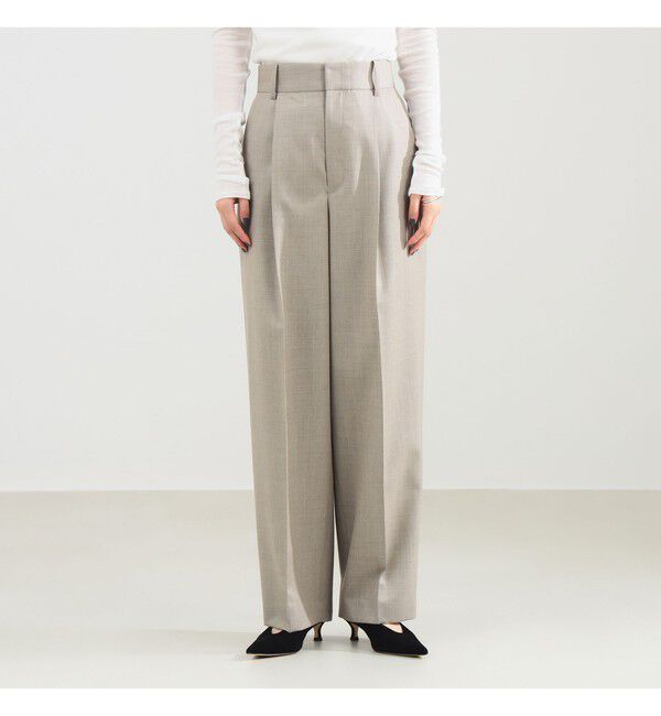 Demi-Luxe BEAMS 「ツイル テーパード パンツ」|チノ|