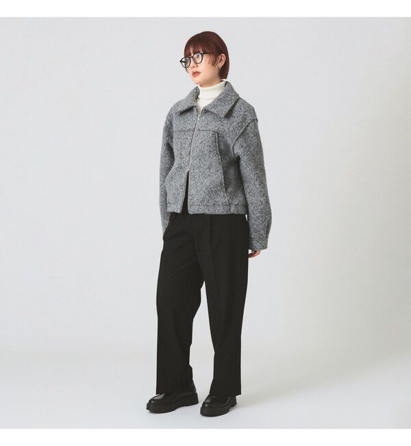 Ray BEAMS 「ループ シャギー ジップ ブルゾン」|ブルゾン・スタジャン|