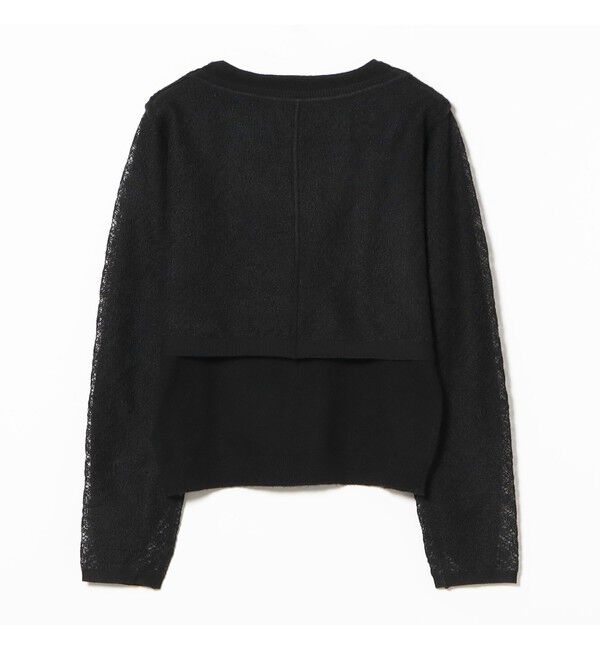 Ray BEAMS 「レース編み レイヤード プルオーバー」|ニット・セーター|