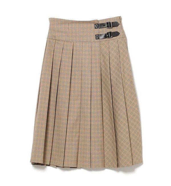 Ray BEAMS 「チェック キルト ミディスカート」|スカート|