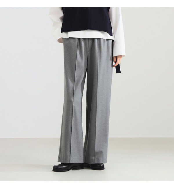 Demi-Luxe BEAMS 「ウールライク イージーパンツ」|チノ|