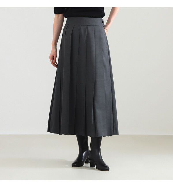 Demi-Luxe BEAMS 「アシンメトリー プリーツスカート」|スカート|